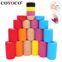 4.8m สีสัน Elastoplast เทปพันยืดหยุ่น COYOCO 2.2 ครั้งยืดหยุ่นกีฬาผ้าพันแผลกาวในตัวสำหรับเข่านิ้วข้อเท้าปาล์ม-rangse22