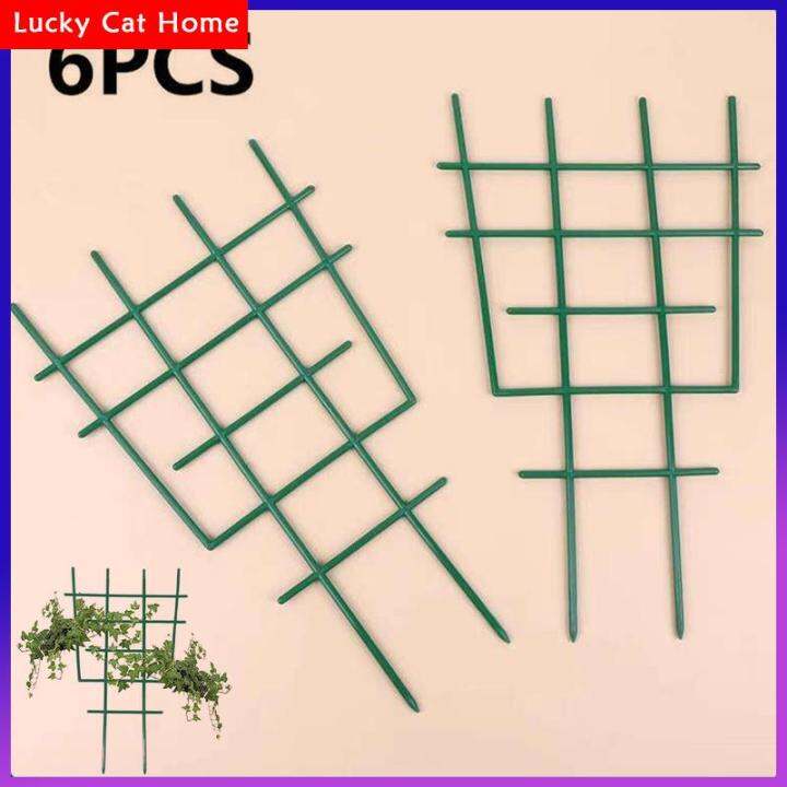 Stackable Plant Trellis 6Pcs Plant Trellis Stackable Small Potted Plant ...