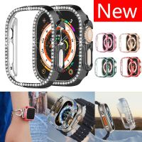 49mm Diamond Cover For Apple watch Ultra 45mm 41mm 44mm 40mm 42mm/38mm Full bumper Protector iWatch series 3 4 5 6 SE 7 8 Case