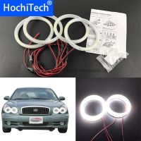 Hochitech ไฟ Led สีขาว Smd สว่างพิเศษ Drl การวิ่งเวลากลางวันชุดแหวนทรงกลด12V 2000lm สำหรับ Hyundai Sonata 2002 2005