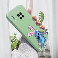 เคส PMP สำหรับ Huawei Mate 30 Mate 30 Pro เคสโทรศัพท์ลายการ์ตูนสติทช์สี่เหลี่ยมของแท้ปลอกซิลิโคนของเหลวเคสป้องกันทนแรงกระแทกกล้องคลุมทั้งหมด