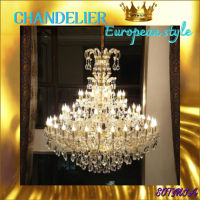 CT161A088 SOTMIA โคมไฟระย้า โคมไฟสไตล์ยุโรป โคมไฟคริสตัล โคมไฟโถงบรรได โคมไฟเพดาน Luxury light Chandelier โคมไฟพร้อมติดตั้ง