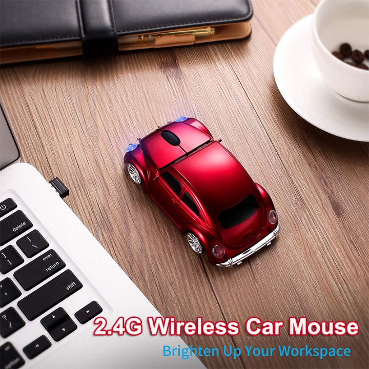 2.4G Wireless Car Mouse 1967's VW Beetle Classical Shaped Car Computer