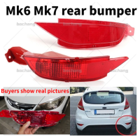 กระจกกันชนหลังหมอกไฟประกอบกันชนหลังสำหรับFord Fiesta Mk6 Mk7รถจัดแต่งทรงผม