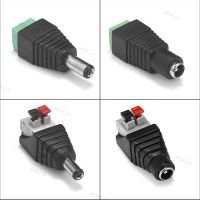 Male Female DC Connector 2.1mm X 5.5mm Power Plug Adapter for CCTV Cameras LED Strip Light D1AG