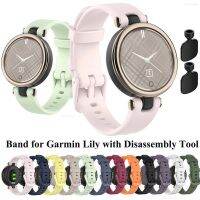 [Hot K] สายนาฬิกาข้อมือสำหรับสายรัดข้อมือ Garmin Lily สำหรับ Garmin Lily ผู้ชายผู้หญิงสร้อยข้อมือซิลิโคนอุปกรณ์เสริมสำหรับนาฬิกาอัจฉริยะหัวเข็มขัดพลาสติก