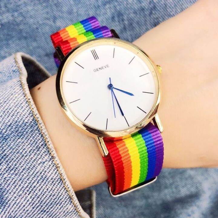 hot-seller-douyin-explosion-fashion-colorful-simple-rainbow-strap-male-and-female-watches-student-watch