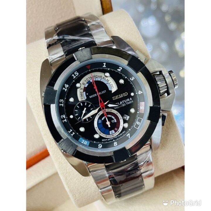 SEIKO_VELATURA CHRONOGRAPH MEN WATCH | Lazada