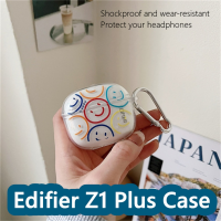 READY STOCK! Transparent cartoon pattern for  Edifier Z1 Plus Soft Earphone Case Cover