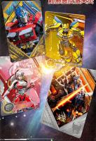 ใหม่ Transformers Beasts Rise Card Collection สำหรับเด็ก Optimus Primal Prime Animation Battle Flash Card เกมตารางของเล่น Gifts