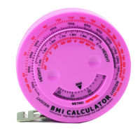0-150Mm Bmi ค่า Bmi ร่างกายตลับเมตรตลับเมตร Bmi Caculator ทรงกลมเทปดัชนีมวลกายค่า Bmi ร่างกายหดได้