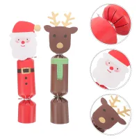 Funnmall 20 ชิ้นกล่องขนมคอนเทนเนอร์ Christmas Treat ผู้ถือ Merry Christmas ของขวัญขนาดเล็กกล่อง Xmas Party Favor