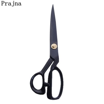 Prajna Black Tailor Scissors Sharp Blade Sewing Scissors For Fabric Dressmaking Leather Cutter Scissors Embroidery Vintage