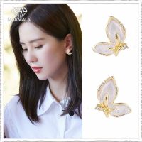 2022ใหม่ทองผีเสื้อต่างหูแฟชั่นสุภาพสตรีสไตล์ S Tud E Arrings  เครื่องประดับ MARMALA JEWELRY