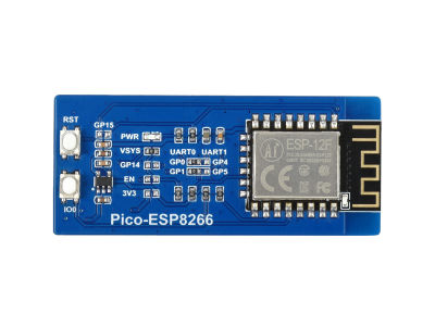 Waveshare ESP8266โมดูล WiFi สำหรับราสเบอร์รี่ Pi Pico,โมดูลการขยายตัว WiFi ขึ้นอยู่กับ ESP8266,รองรับโปรโตคอล Tcpudp