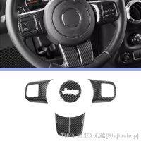 hyf✶◑✤ Steering Decoration Trim Cover Kits for Compass 2011-2016/ JK 2011-2017 Car Interior Accessories