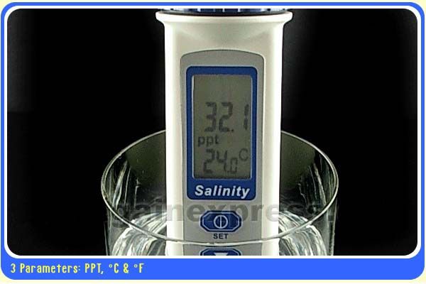 x-goods-ส่งจาก-กทม-เครื่องวัดน้ำเค็ม-น้ำทะเล-ความเค็มน้ำประปา-คูคลอง-salinity-meter-ช่วงค่าการวัด-0-70-ppt-รุ่น-az-8371