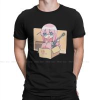 Hitori Gotoh T Shirts MenS Cotton Leisure T-Shirt Crewneck Bocchi The Rock Japanese Anime Tee Shirt Short Sleeve Clothes