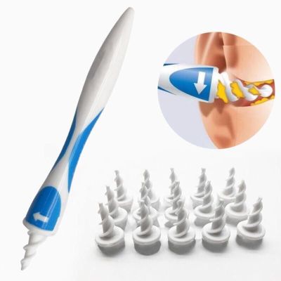 【jw】♟┋  Soft Silicone Ear Cleaning Swab Wax Remover Cleaner 16 Hearing Aid Tools