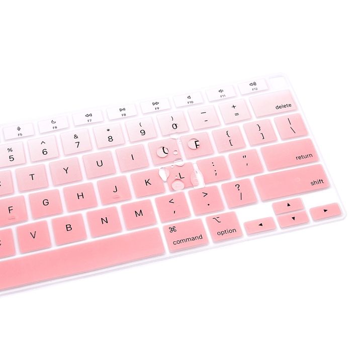 laptop-keyboard-film-for-macbook-air13-m1-chip-a2337-protective-cover-silicone-soft-color-keyboard-cover-english-layout-2020-new-keyboard-accessories