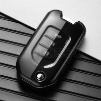 gthrrftdb TPU Folding Car Key Case Shell Cover Fob for Honda Civic HRV CRV XRV CR-V Crider Odyssey Pilot Fit Accord Protector Accessories