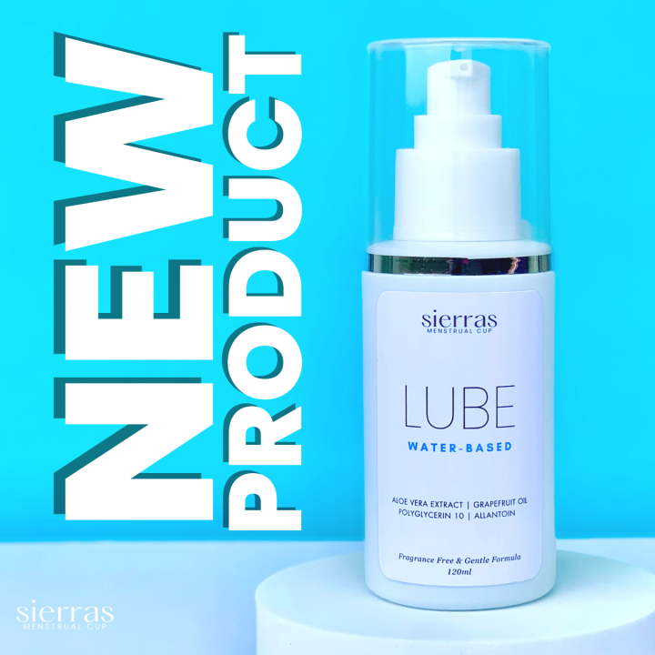 Menstrual Cup Lube Hypoallergenic and Safe WATER BASED Gentle