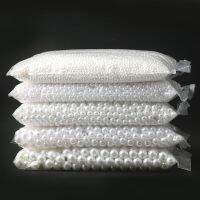 White Round Pearls Holes