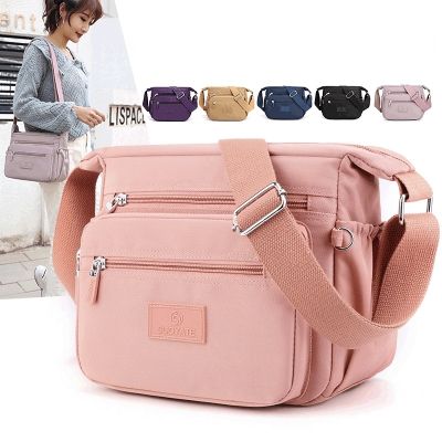New Style Oxford Cloth Womens Messenger Bag Canvas Multi-Layer Casual Large Capacity Shoulder
