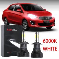 ชุดหลอดไฟหน้าฮาโลเจน LED 6000K 2014- 2017 2015 แบบเปลี่ยน สําหรับ Mitsubishi MIRAGE G4 (SEDAN) รับประกัน 10 เดือน