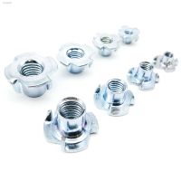 ☃◑₪ 10pcs M4 M5 M6 M8 M10 M12 High Quality Thickened Steel Wood Furniture Bed Cabinet Sofa Four Claws Speaker Blind Insert T Nut