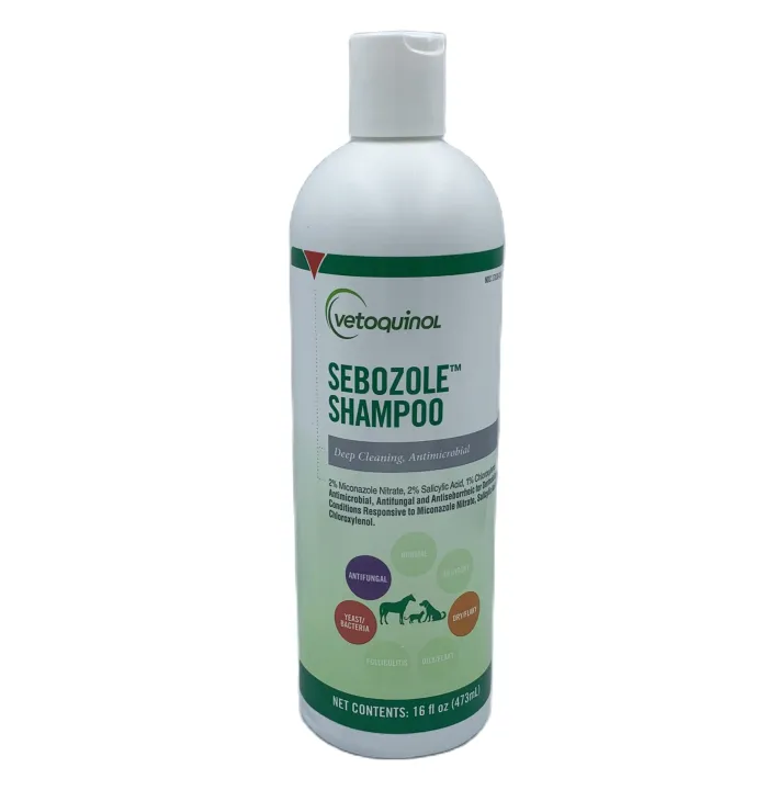 Vetoquinol Sebozole top of the line MAXIMUM STRENGTH antifungal shampoo