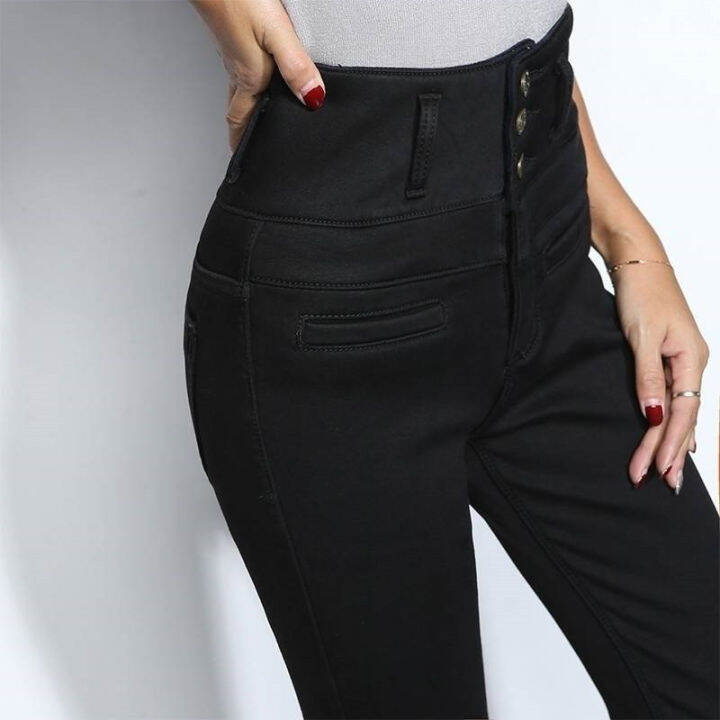 new-high-waist-velvet-thick-jeans-female-winter-skinny-stretch-warm-jeans-women-pants-black-denim-trousers-with-fleece-pants