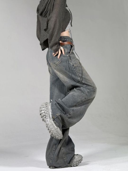 cc-distressed-washed-wide-leg-jeans-street-loose-straight-leg-pants-y2k-hip-hop-fashion-waist