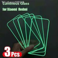 Luminous Screen Protectors for Xiaomi Mi Poco X3 Pro M3 F3 5G Glowing Tempered Glass for Redmi Note 10 Pro 10S 9S 9T 9A 9C 8T 7