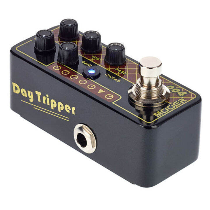 mooer-micro-preamp-004-day-tripper-เอฟเฟคกีตาร์-แบบปรีแอมป์-preamp-ไซส์มินิ-ขนาดเล็ก-โทนเสียง-vox-ac30-มีให้เลือก-2-channel-amp-โหมด-cabsim-ในตัว