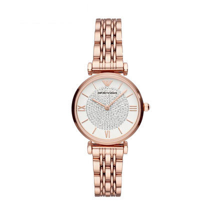 นาฬิกาอาร์มานีarmani-gypsophilaนาฬิกาผู้หญิงของแท้นาฬิกาควอตซ์ผู้หญิงemporioนาฬิกาอาร์มานี