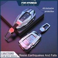 New Zinc Alloy Car Key Case Cover For Hyundai Tucson Sonata Fe Creta ix25 ix35 ix45 i10 i20 i30 i40 Verna Solaris Mistra Elantra