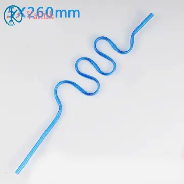 10Pcs Colorful Drinking Straws Crazy Curly Loop Plastic Straw For Party-OR