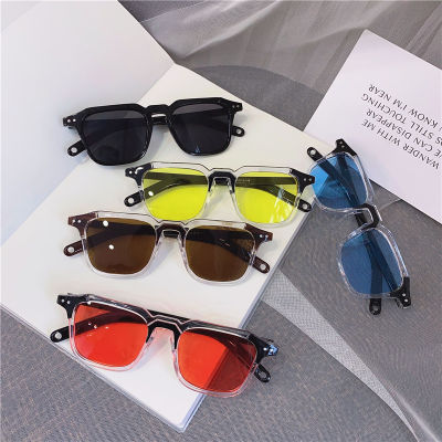 Korean Fashion UV400 Rectangle Colorful Sunglasses Women Men