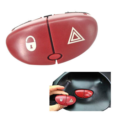 1 Pcs Red Hazard Warning Flasher Switch อันตรายปุ่มสวิทช์ไฟสำหรับ Peugeot 206 207 Citroen C2 6554L0 96403778JK
