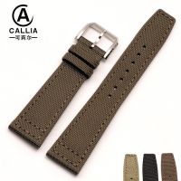 suitable for IWC Strap Pilot Mark XVI Portofino Mens Canvas Pin Buckle Accessories 20 21 22