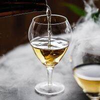 [COD] European-style home crystal high-footed wine glass brandy whiskey short-legged champagne set