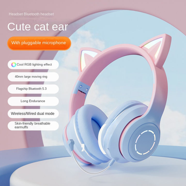 wireless-bluetooth-compatible-headphone-gradient-color-luminous-cat-ears-gaming-headset-lovely-christmas-gifts