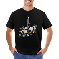 Cryptocurrency Network T-Shirt Man Clothes Funny T Shirts Custom T Shirt T Shirt Man Mens Graphic T-Shirts Big And Tall