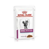 (ส่งฟรี)[ยกกล่อง12ซอง] Royal canin Renal fe with tuna pouch อาหารแมวไตแบบซอง