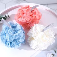 Large Bath Shower Sponge Ball Lace Soft Bubble Flower Bath Ball Body Shower Cleaning Exfoliating Scrubbers Bathroom Clean ToolsTH