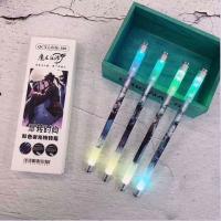 Original Douyin Net Red Constellation Luminous Rotating Pen Magnetic Foldable Anti-fall Rotating Pen Students Beginners Super Dazzling Fluorescent