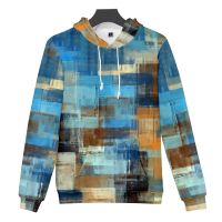 3D Oil Painting Graphic Print Long Sleeve Hooded Hoodies For Men Boy Sports Gym Sweatshirts Clothing Casual Autumn Apparel Tops