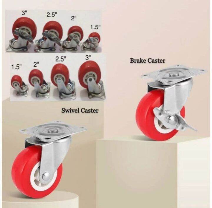 Rubber Caster Wheel / Ball Caster Wheel / Office Chair Wheel / SWIVEL