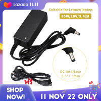 อะแดปเตอร์เลอโนโว Lenovo AC Adapter สายชาร์จโน๊ตบุ๊ค อแดปเตอร์ Lenovo Adapter 19V / 3.42A 65W หัวขนาด 5.5 x 2.5mm AC Laptop Adapter Power Supply Suitable For Lenovo อะแดปเตอร์ แถมหรีสายไฟ B41